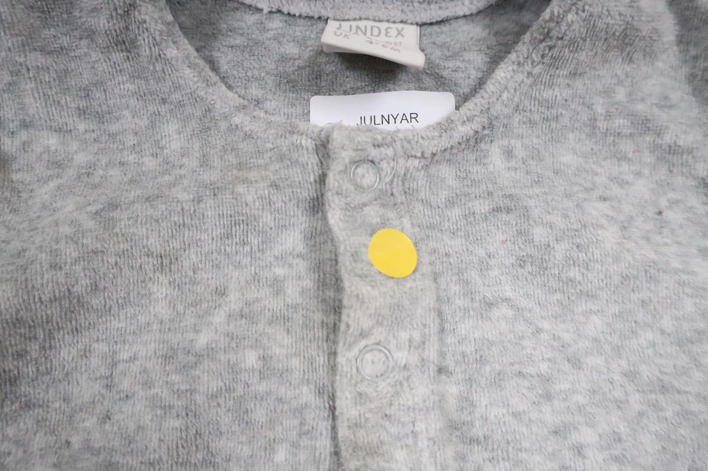 Kofta i fleece från Lindex - Storlek 68 - Grå