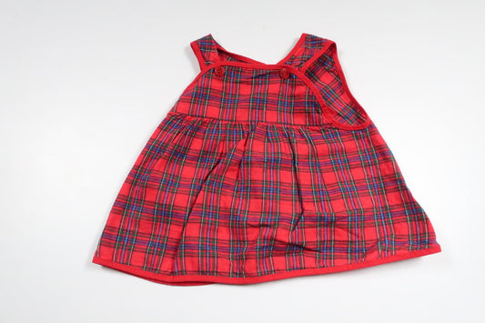 Rutig tunika från Romi Kläder - Storlek 56/62 - Röd