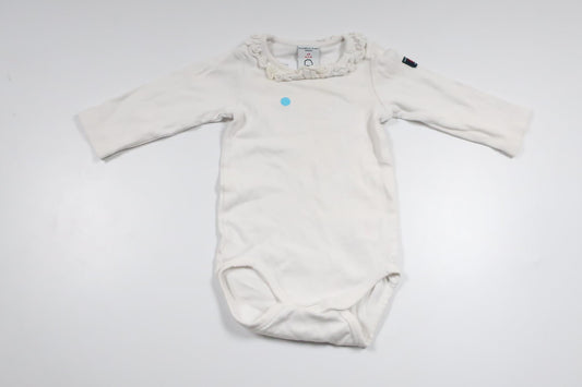 Body med krage från Polarn o. Pyret - Storlek 68 - Vit