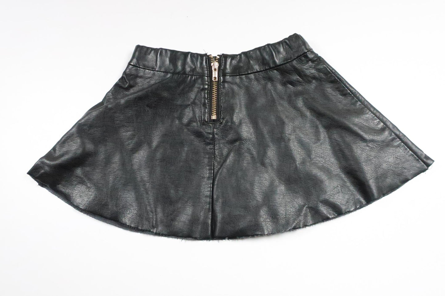 Kjol i skinnimitation från H&M - Storlek 92 - Svart