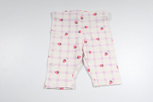 Rutiga shorts från Primark - Storlek 62/68 - Vit