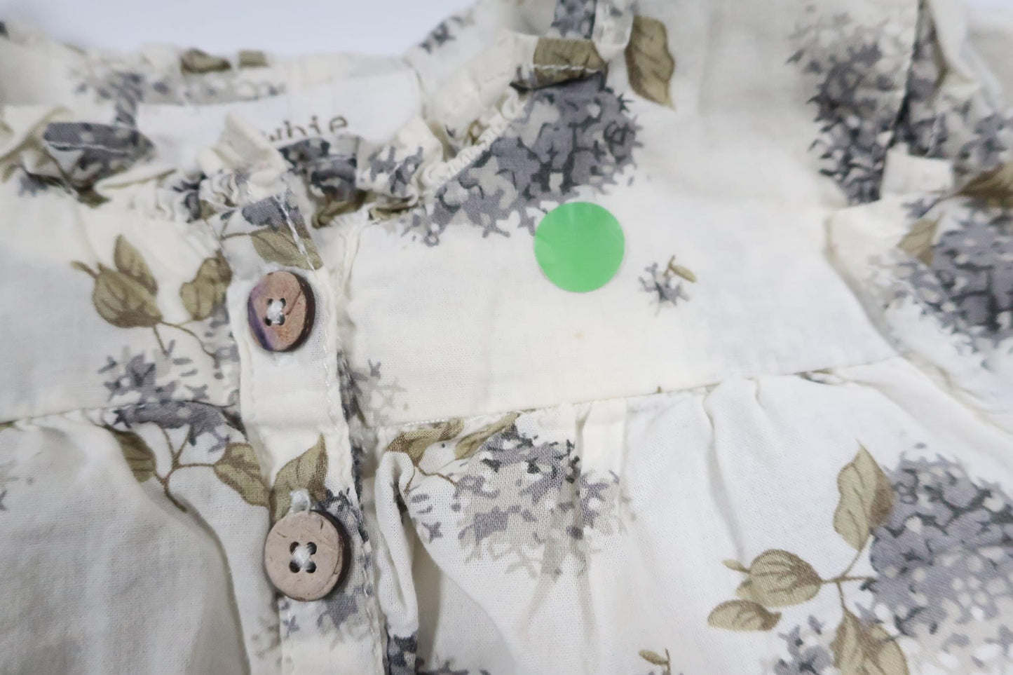 Blommig tunika från Newbie - Storlek 68 - Benvit