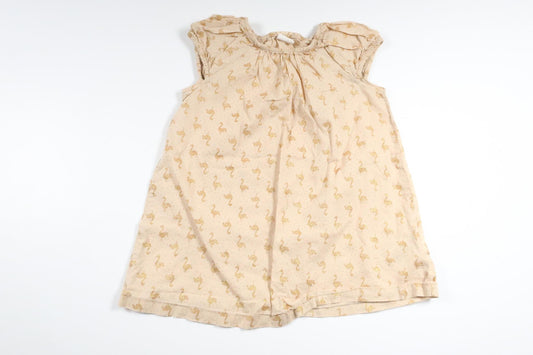 Klänning från H&M - Storlek 74 - Beige