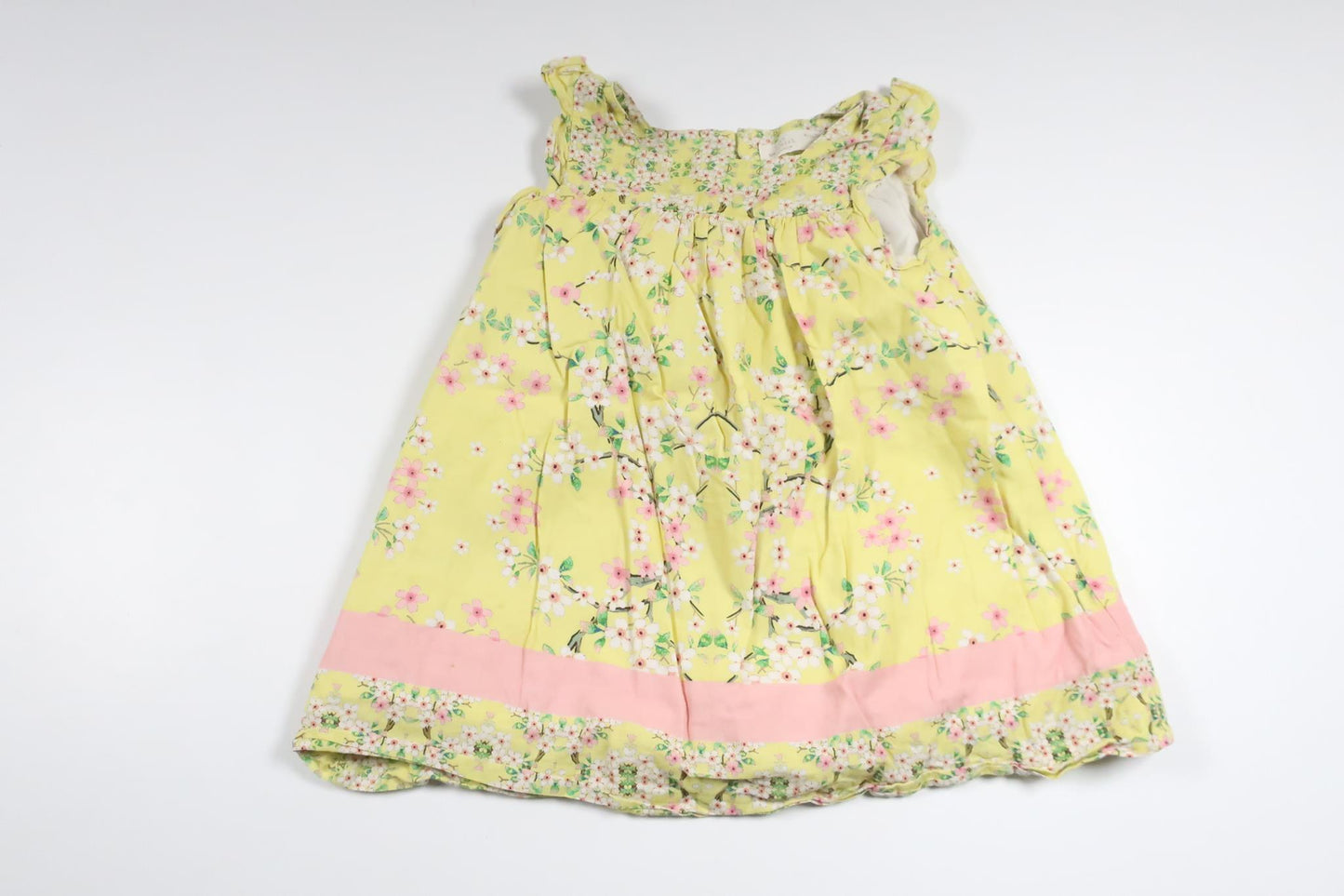 Blommig klänning från Zara - Storlek 86 - Gul