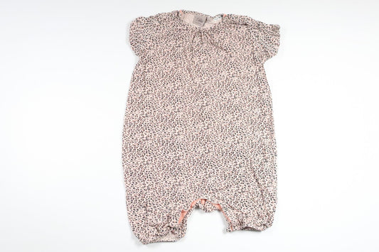 Leopardmönstrad jumpsuit från Petit by Sofie Schnoor - Storlek 92 - Rosa