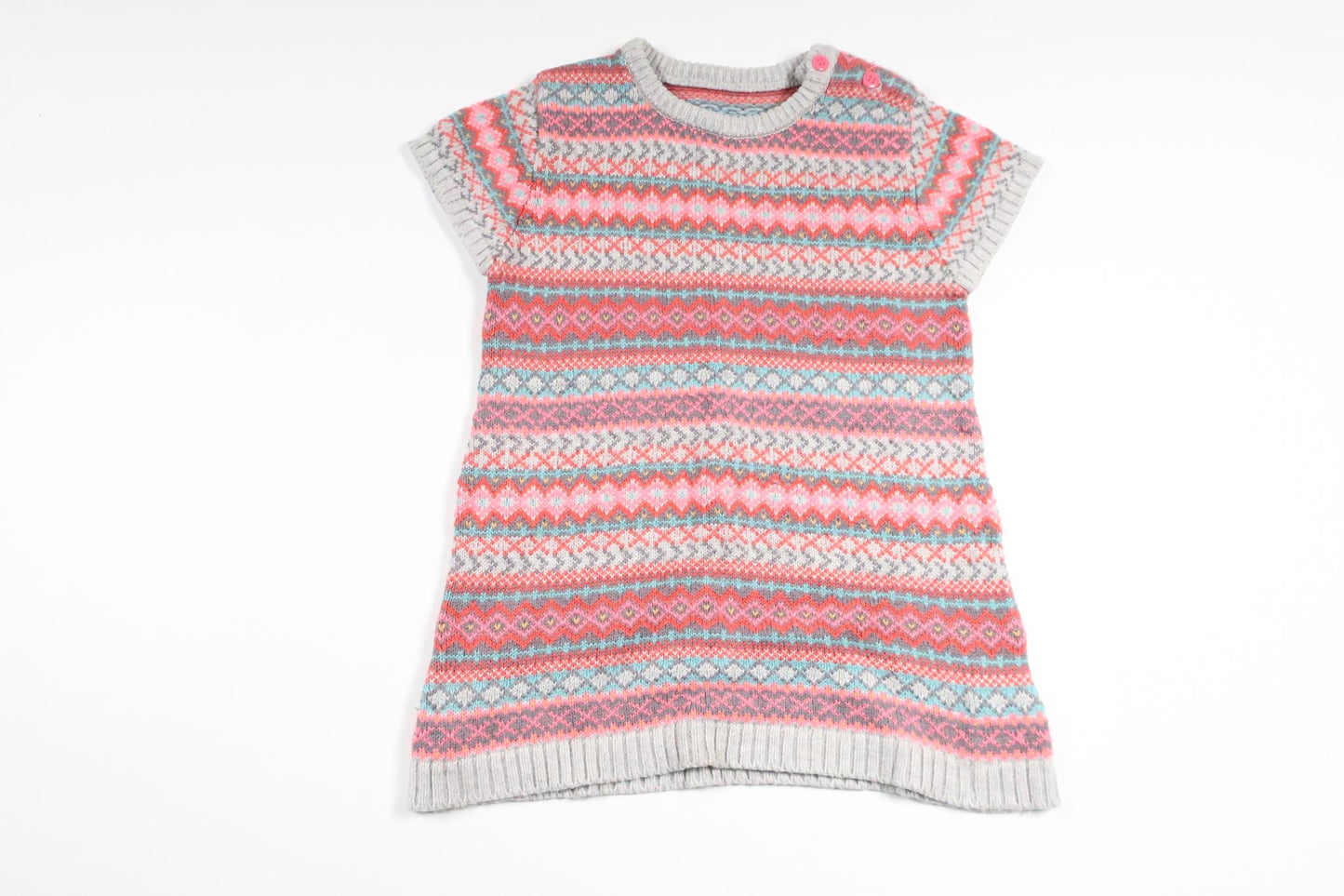 Stickad klänning från Okänt - Storlek 86 - Multi