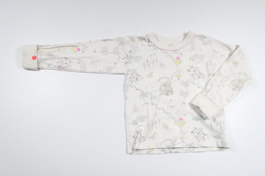 Pyjamas tröja från Livly - Storlek 86 - Vit