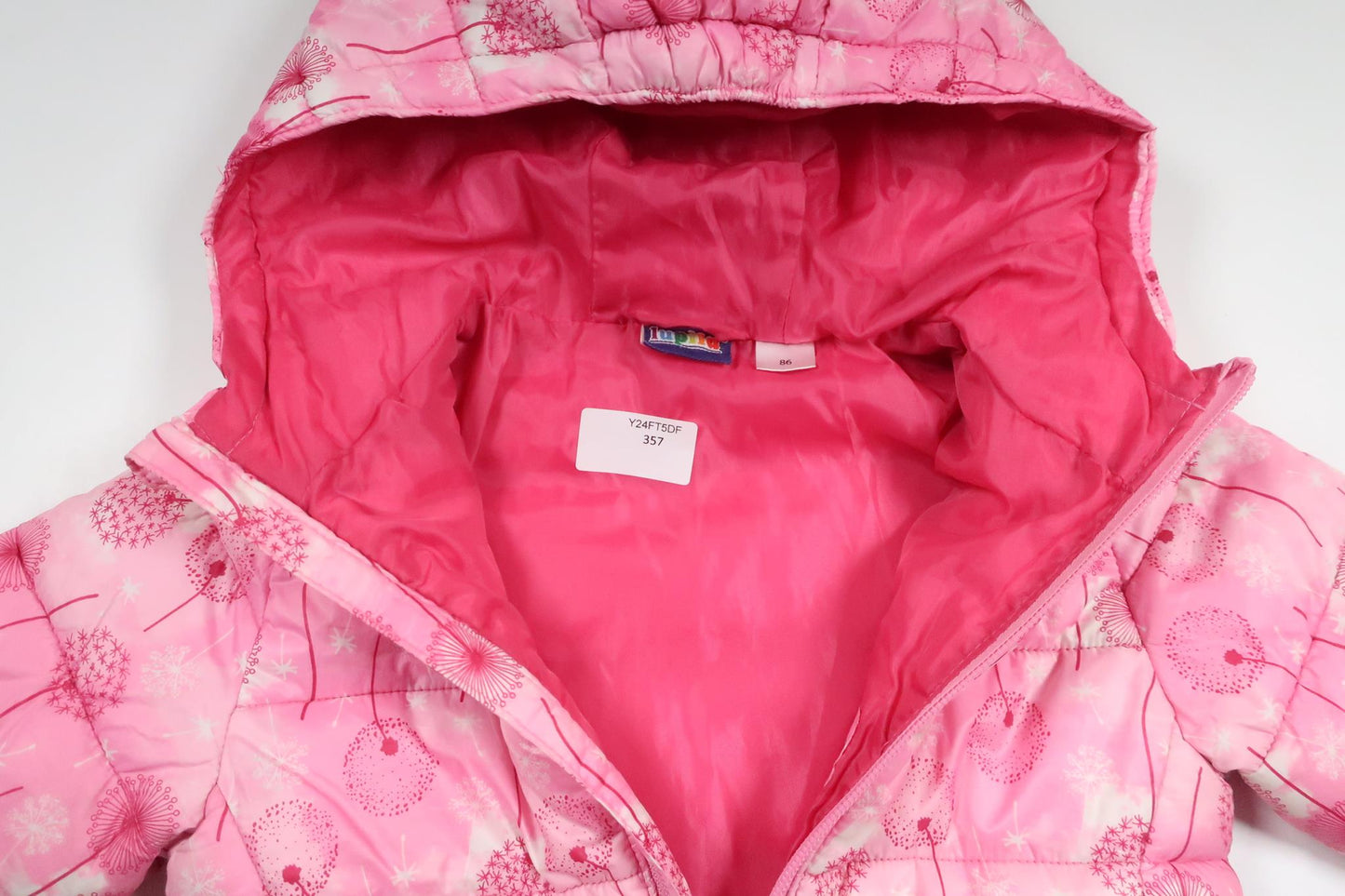 Vadderad jacka från Lupilu - Storlek 86 - Rosa