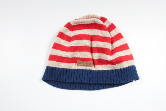 Stickad mössa från H&M - Storlek 74/80 - Röd