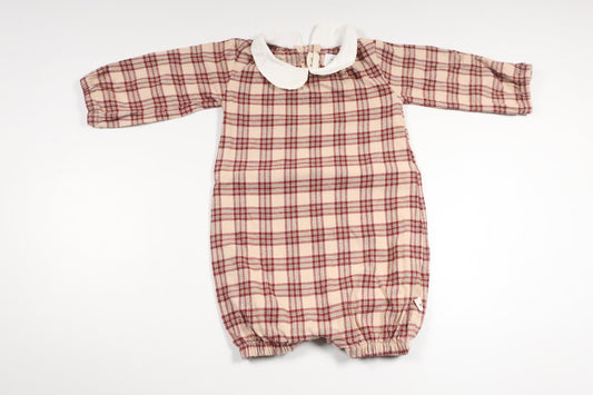 Rutig jumpsuit från Buddy & Hope - Storlek 74/80 - Beige