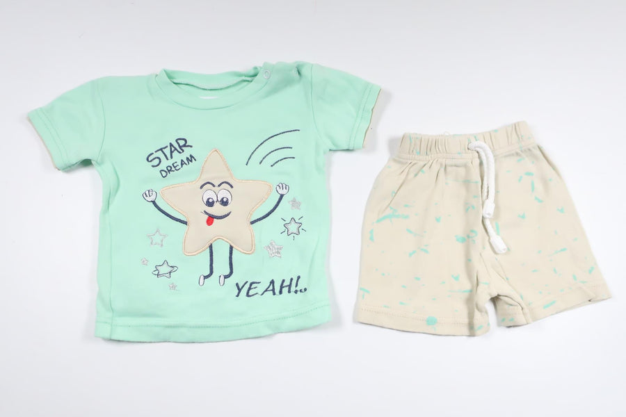 Tvådelad pyjamas från Okänt - Storlek 68 - Multi