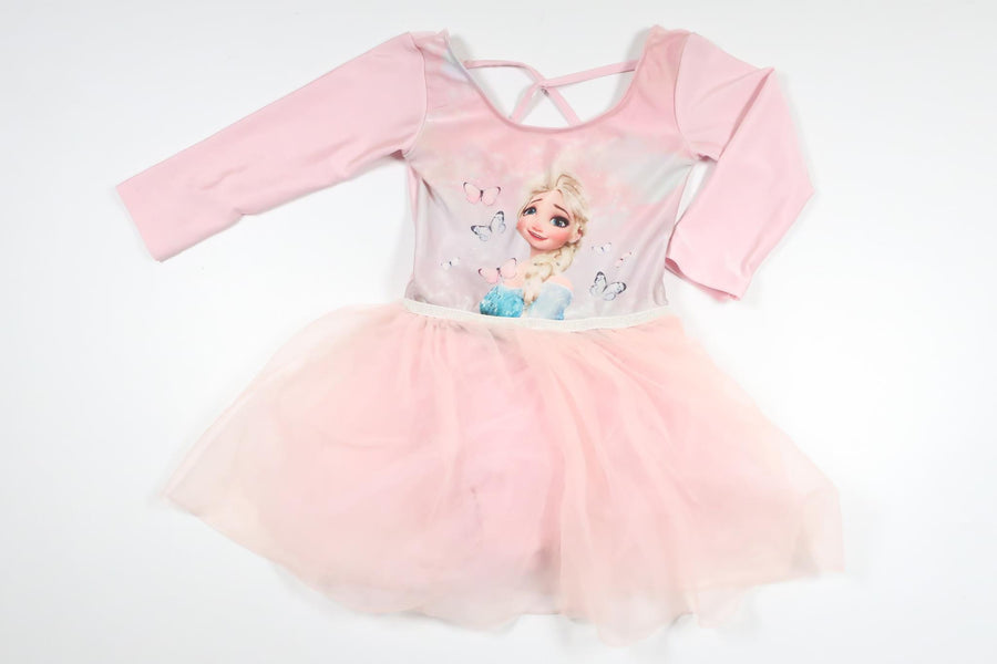 Body/Dansdräkt Frost från H&M - Storlek 98/104 - Rosa