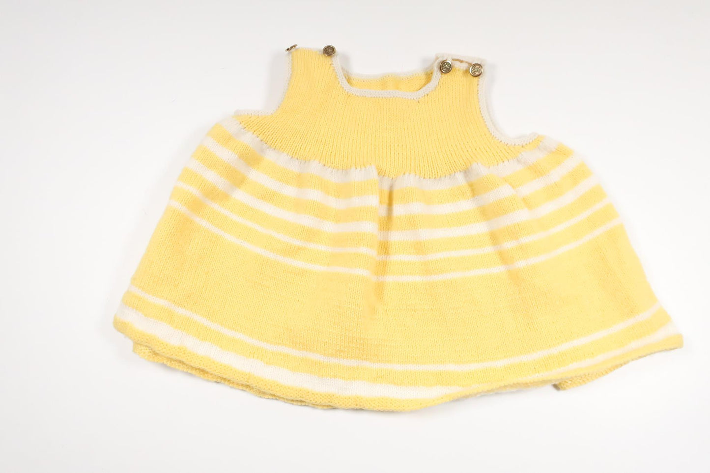 Handstickad tunika oversized från Okänt - Storlek 98 - Gul