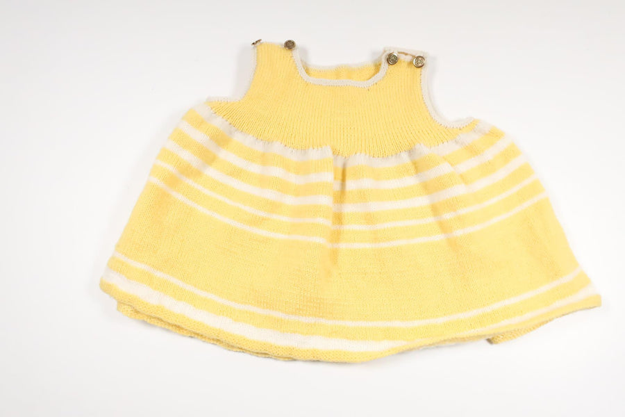 Handstickad tunika oversized från Okänt - Storlek 98 - Gul