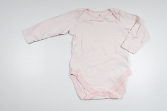 Randig body från Next - Storlek 80 - Rosa