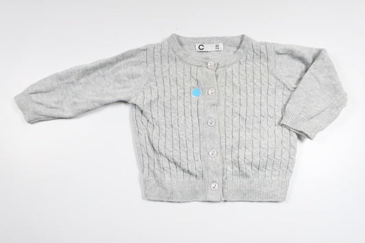 Stickad kofta från Cubus - Storlek 62 - Grå