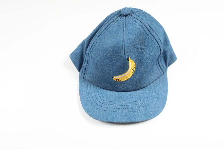 Keps med banan från Minimarket - Storlek 42/44 - Blå