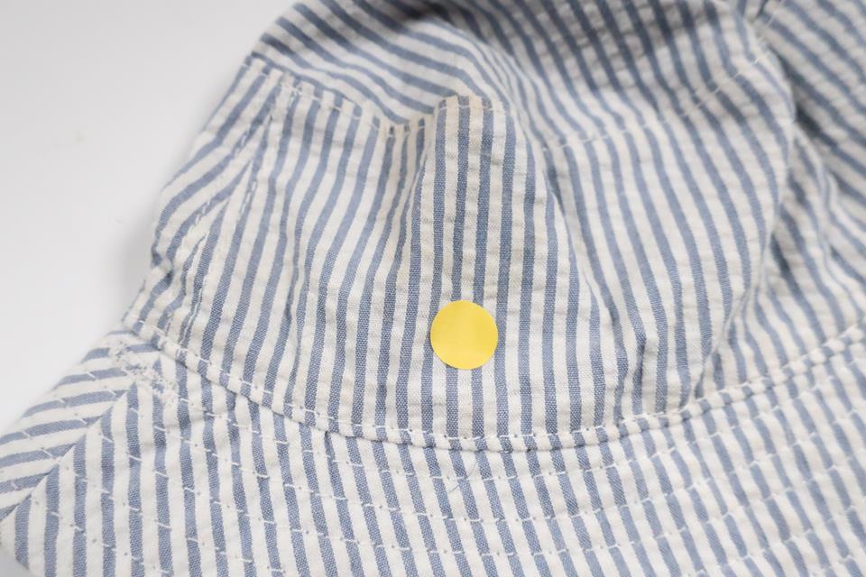 Randig solhatt från H&M - Storlek 50/56 - Blå