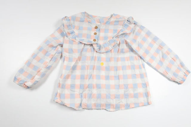 Rutig tunika från H&M - Storlek 86 - Blå
