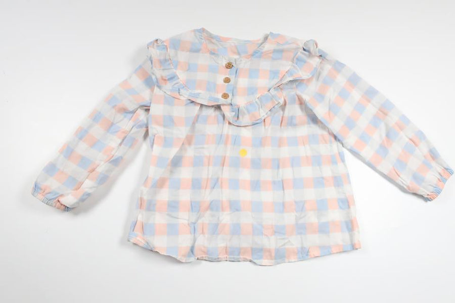 Rutig tunika från H&M - Storlek 86 - Blå