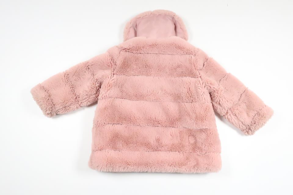 Jacka i fuskpäls från Belle Amie - Storlek 80 - Rosa