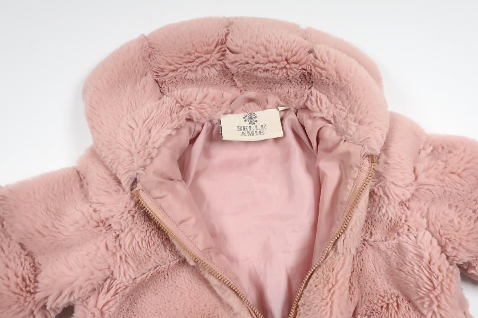 Jacka i fuskpäls från Belle Amie - Storlek 80 - Rosa
