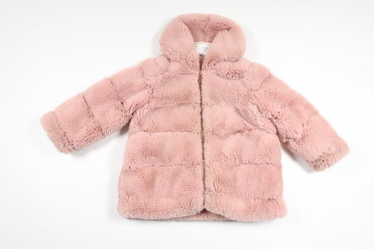 Jacka i fuskpäls från Belle Amie - Storlek 80 - Rosa