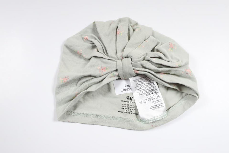 Turban mössa från H&M - Storlek 68 - Grön