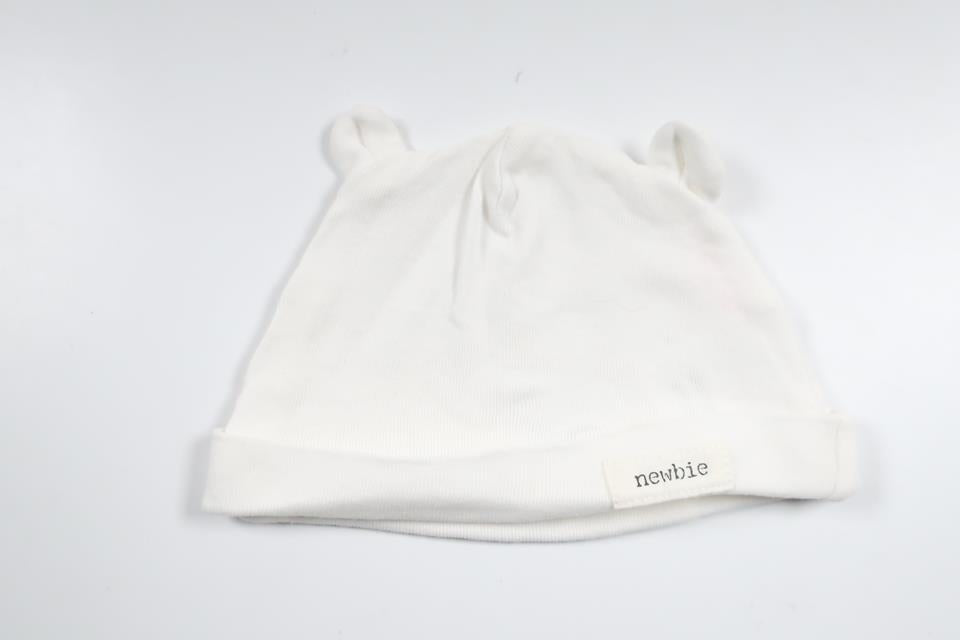 Hat with ears from Newbie - Size 36/38 - White
