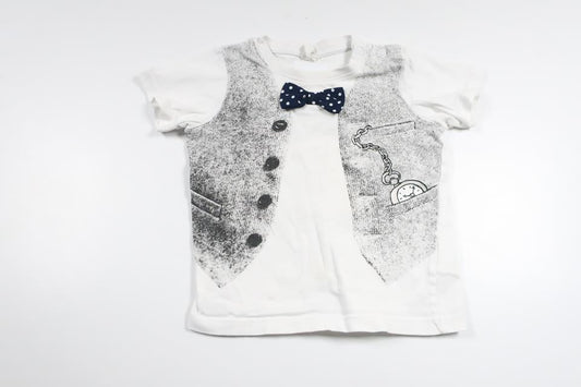 T-shirt från H&M - Storlek 74 - Vit