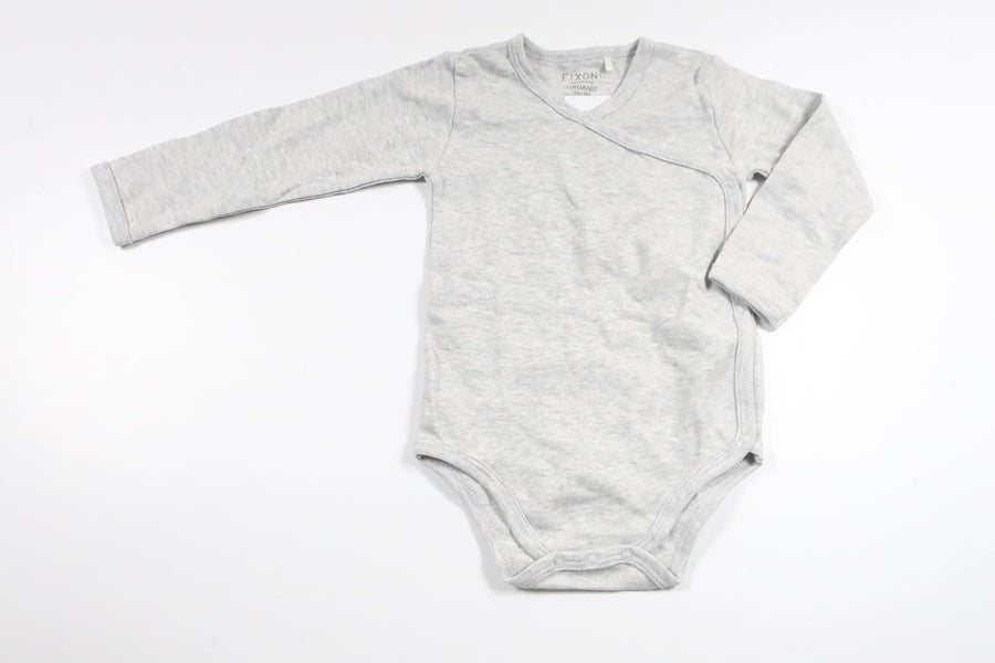 Wrap bodysuit from Fixoni - Size 74 - Grey