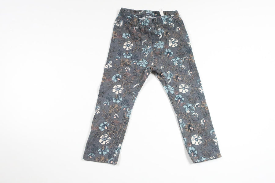 Blommiga byxor från Name It - Storlek 74 - Blå