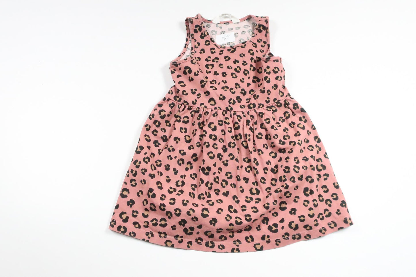 Leopardmönstrad klänning från H&M - Storlek 92 - Rosa