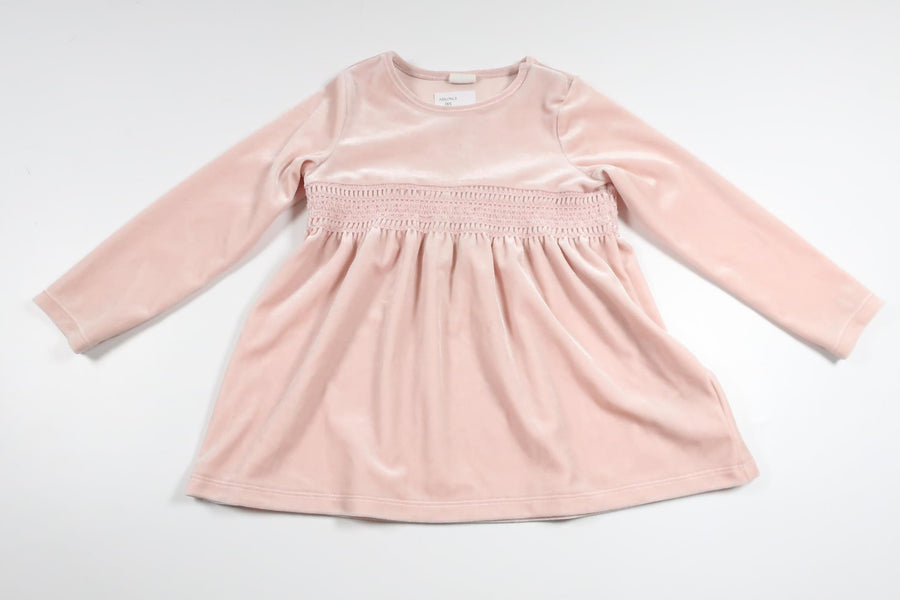 Klänning i velour från H&M - Storlek 92 - Rosa