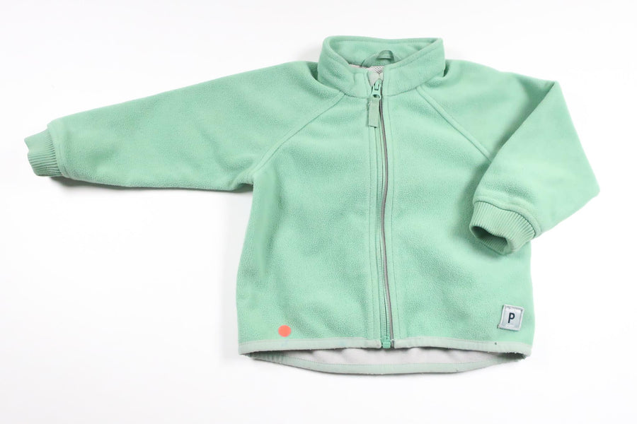 Vindfleecejacka från Polarn o. Pyret - Storlek 80 - Grön