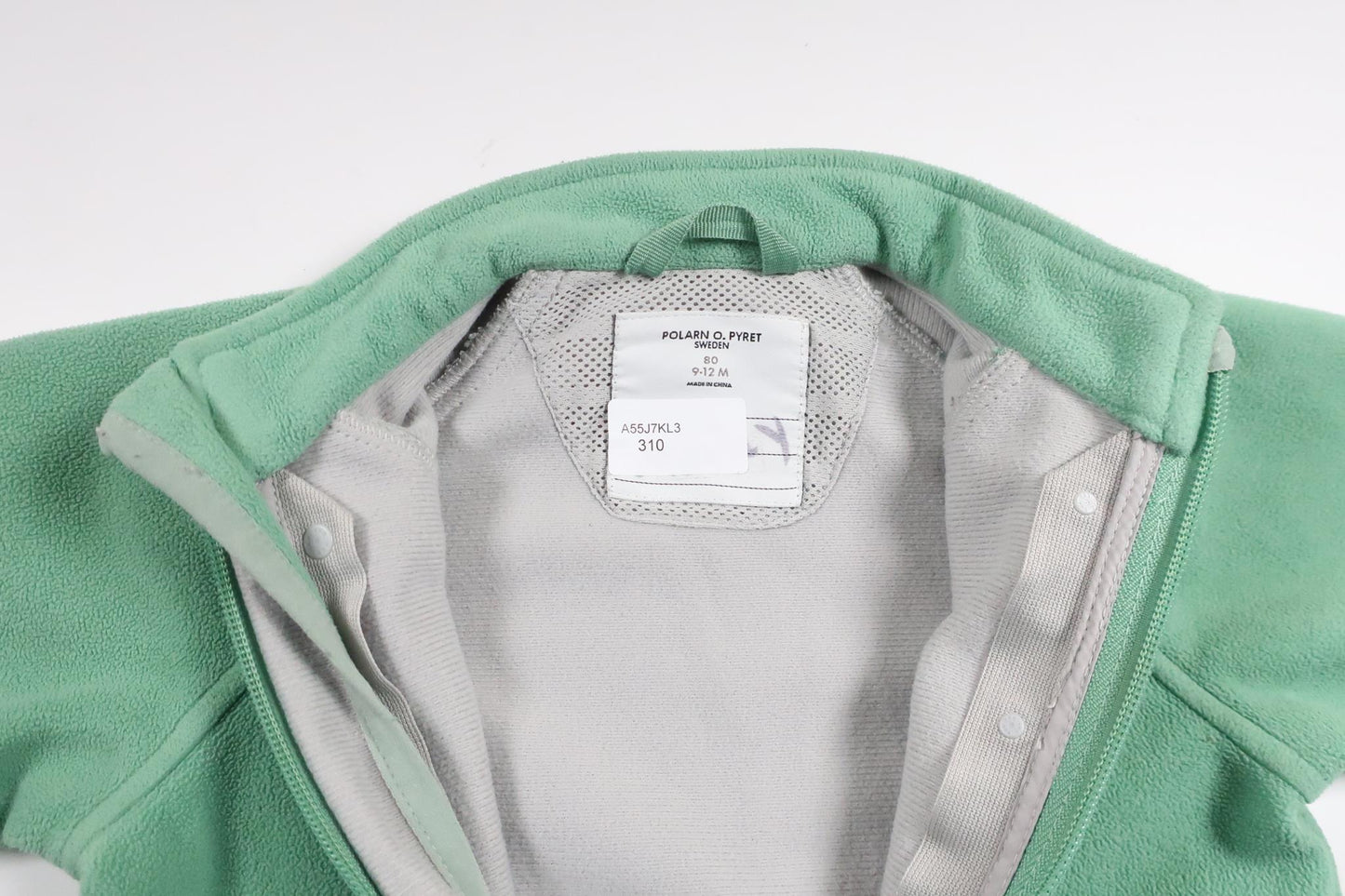 Vindfleecejacka från Polarn o. Pyret - Storlek 80 - Grön