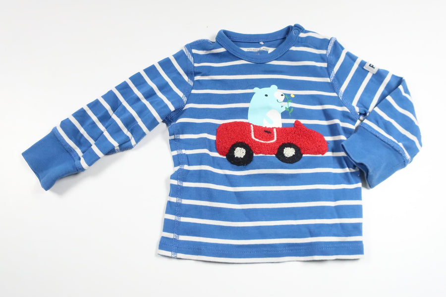 Randig tröja från Polarn o. Pyret - Storlek 68 - Blå