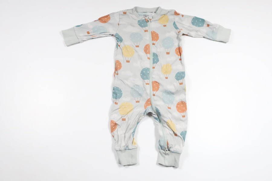 Pyjamas med luftballonger från Lindex - Storlek 62 - Blå