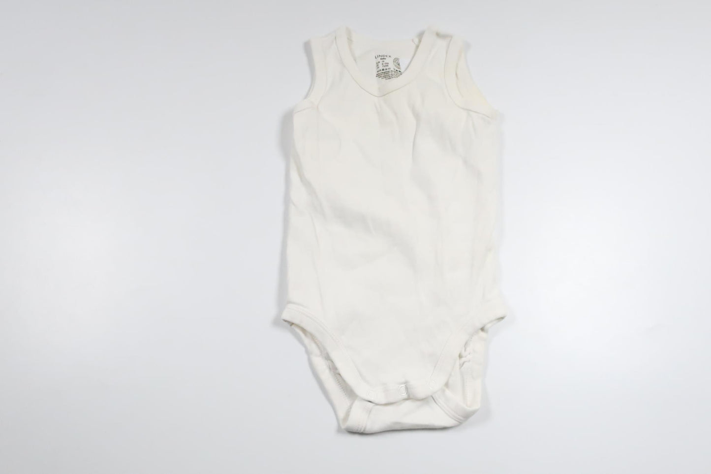Linen bodysuit from Lindex - Size 74 - White