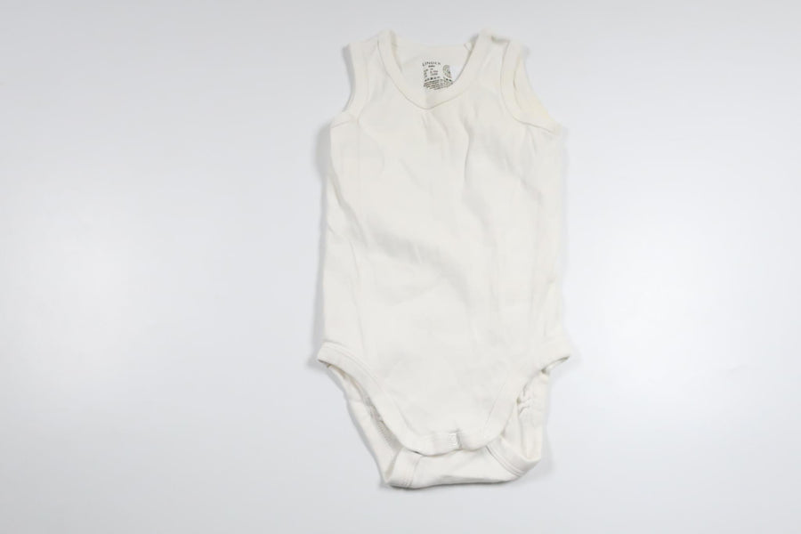 Linen bodysuit from Lindex - Size 74 - White