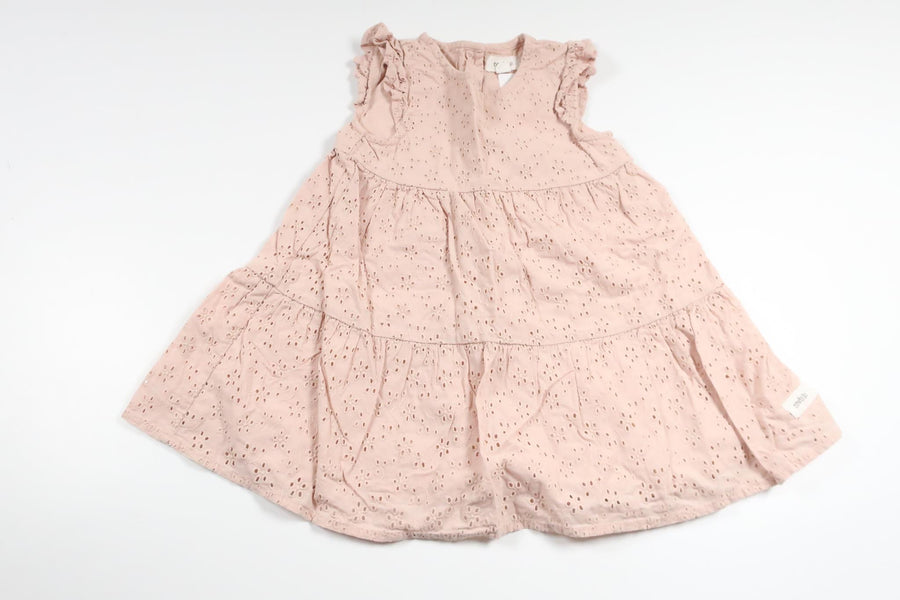 Dress with embroidery from Newbie - Size 80 - Pink