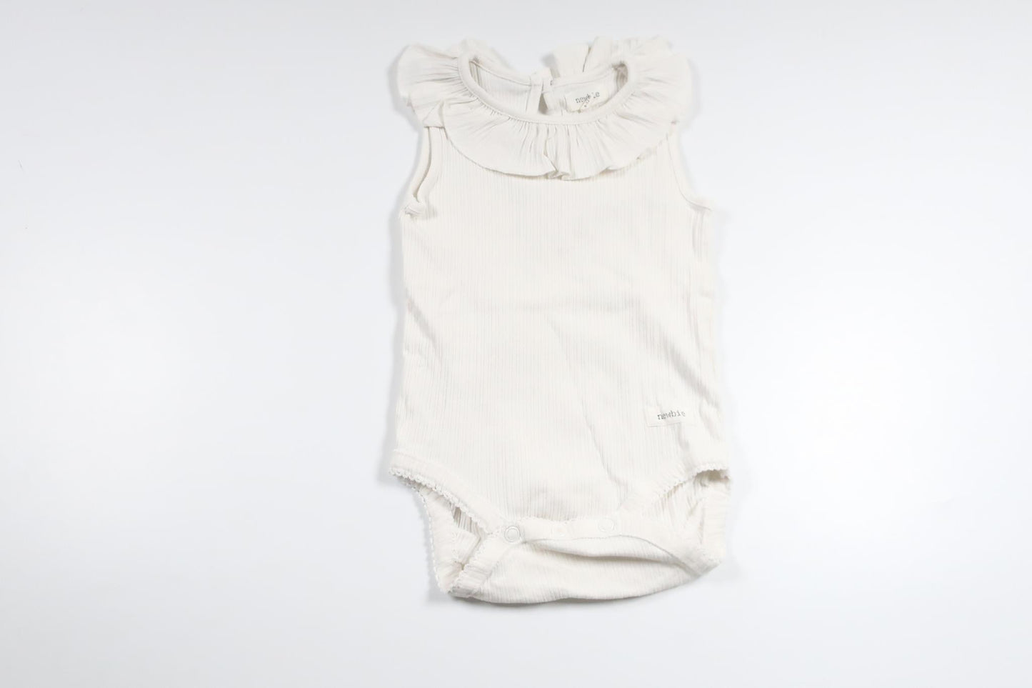 Linnebody från Newbie - Storlek 80 - Vit