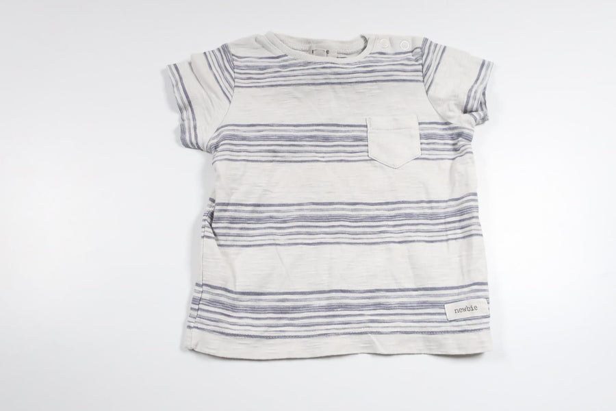 T-shirt från Newbie - Storlek 74 - Vit