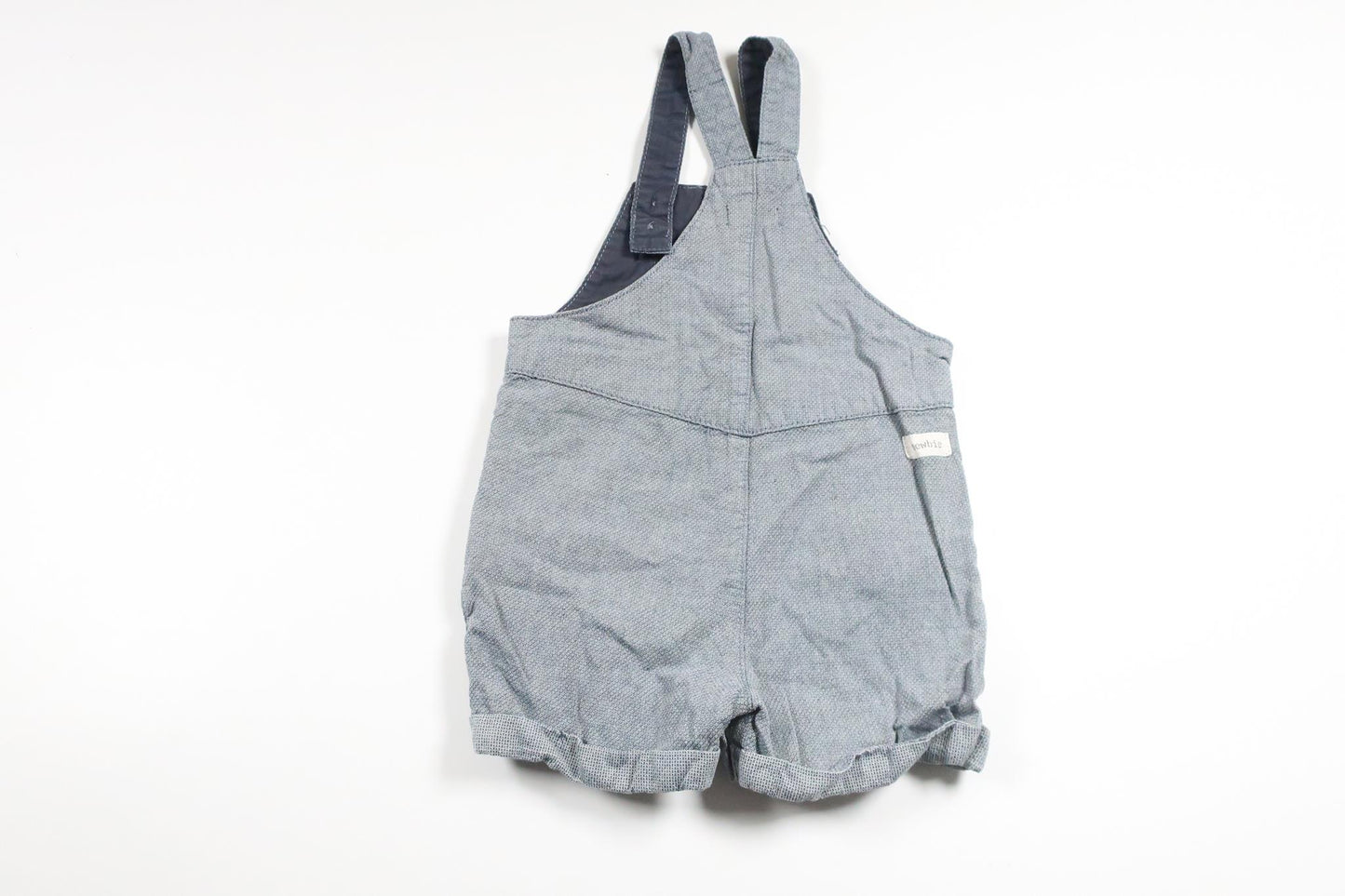 Hängselshorts från Newbie - Storlek 74 - Marinblå