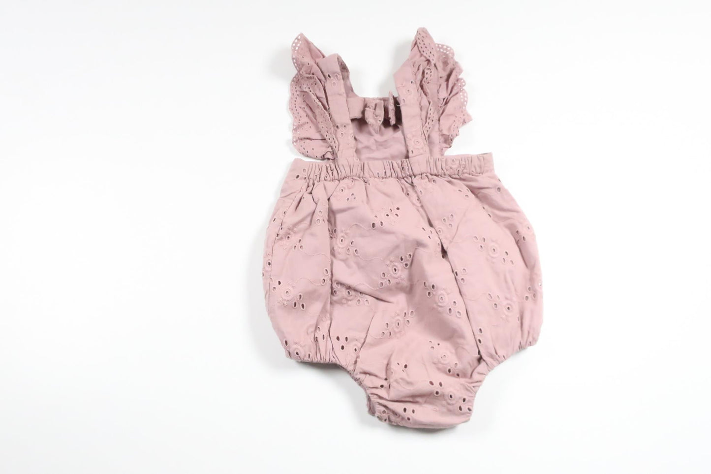 Body med broderi från Newbie - Storlek 62 - Lila