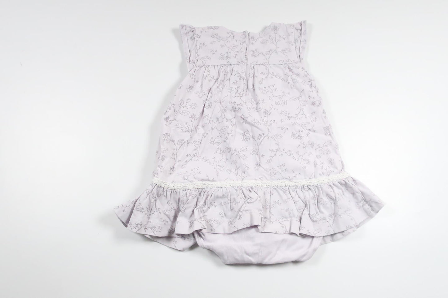 Klänning med inbyggd body från Newbie - Storlek 68 - Lila