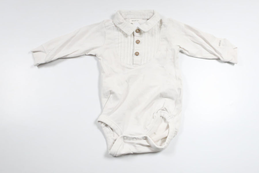 Finbody från Newbie - Storlek 62 - Vit