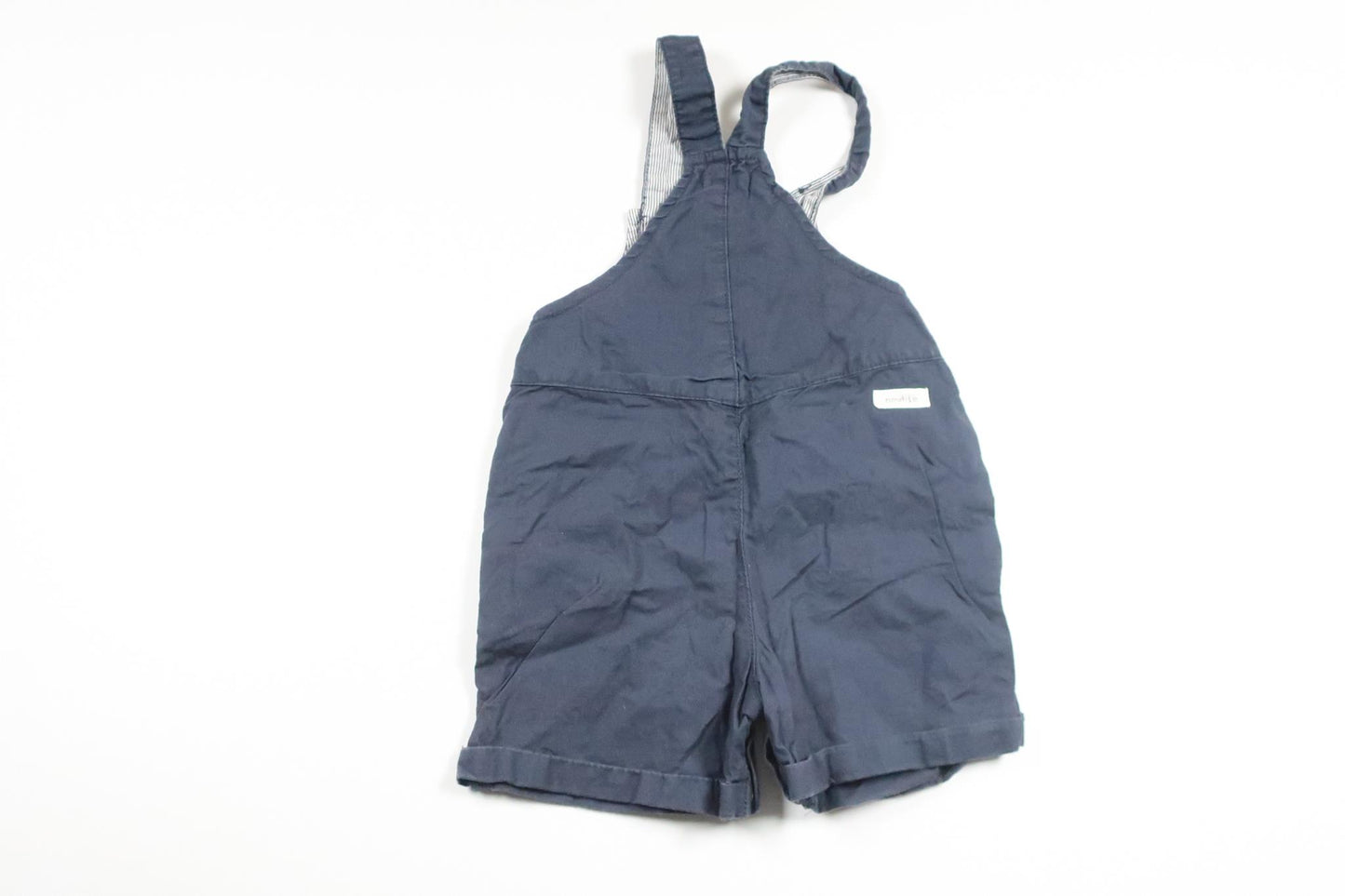 Hängselshorts från Newbie - Storlek 80 - Marinblå