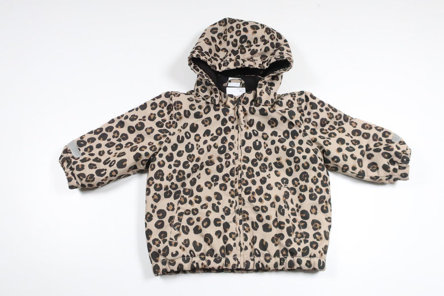 Fleecefodrad tunnare jacka från Lindex - Storlek 80 - Beige