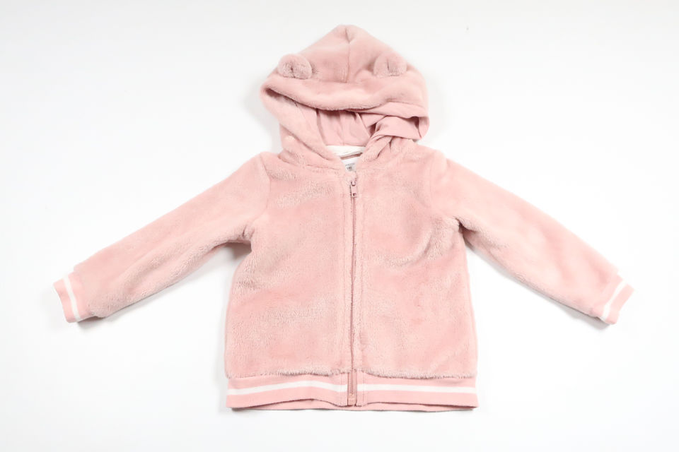 Munkjacka i fleece från Kappahl - Storlek 80 - Rosa